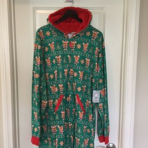 *RARE* Disney Park 2020 Holiday/Christmas Mens Onesie/Body suit/Pajama XL - NWT
